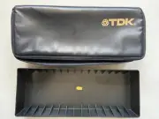 TDK Audio Cassette Tape Carry Case - Holds 15 - Used - Smoke Smell