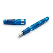 Leonardo Momento Magico Fountain Pen in Pithecusa with Silver Trim, Medium Nib
