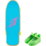 Hot Wheels Skate Neon Bones Tony Hawk Fingerboard and Skate Shoes, Skel-Rad