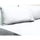Jason Commercial Crisp King Single Bed Fitted Sheet Deluxe 107x203cm WHT 160GSM