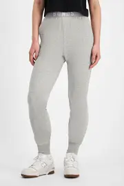 [Bonds] Bonds Women's Originals Cotton Hi Waisted Trackie in Original Grey Marle Size: Large L Original Grey Marle