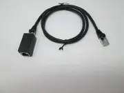 YAESU ICOM SHIELDED MICROPHONE EXTENSION CABLE 8 PIN RJ45 MODULAR