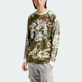 Adidas Camo LS Cali HF IS2921 男 長袖 上衣 運動 休閒 修身 舒適 迷彩 綠