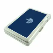 Moon Landing Em2 Cigarette Case with Built in Lighter Metal Wallet