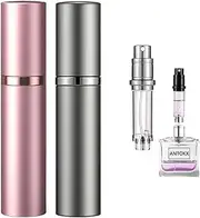 2Pack Perfume Atomiser, Reusable Portable Perfume Travel Bottle,Travel Perfume Refillable Bottle, Suitable For Travel And Going Out And Other Scenarios