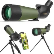 Updated 20-60x80 Spotting Scopes with Tripod, Carrying Bag and Quick Phone Ho...