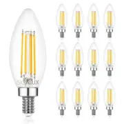 E12 LED Bulb Dimmable, Candelabra LED Light Bulbs, Chandelier Light Bulbs, Ty...