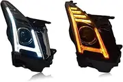 Headlight Assembly Compatible With Cadillac ATS 2014-2017 LED DRL LED Turn Signal LED Low Beam Full LED Light Source(V2)