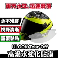 在飛比找蝦皮商城優惠-UGAM ULOOK Tear-Off 高潑水強化貼膜｜雨天