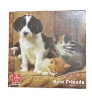 Re-mark BEST FRIENDS Puzzle 750 Pieces Puppies Kittens NEW