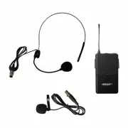 HamiltonBuhl VENU100A Belt Pack with Lapel Mic and Head-worn Mic Frequency 918.7