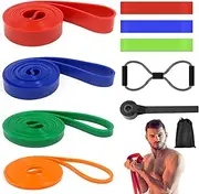 Yuroochii Bands-Heavy Duty Set of Pull Up Assist Bands, Perfect for Workout