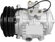Ac a/c Compressor Compatible With TY Coaster bus10P25B 047200-6290 047300-3250 147100-4210 0472006290 0473003250 Compatible With Hino Rainbow(2PK)
