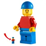 LEGO 樂高 40649 藍帽紅衣藍褲 小人偶 單人偶 全新品, (參考 樂高經典系列 大人偶 放大版 )