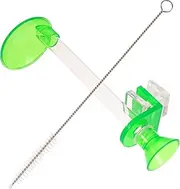 minkissy 1set Aquarium Shrimp Feeder Transparent Hanging Fish Feeder Device for Shrimp Crabs Tropical Fish for Easy Access
