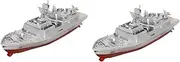 2pcs Boys Toys Boys and Girls Aircraft Carrier Exquisite Model Rc Toy High-Speed Propellers 2.4ghz Remote Control