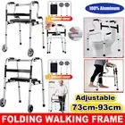 Folding Standard Medical Walker Walking Frame Height Aid Adjustable Lightweight