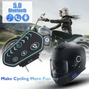 Rechargeable Motorcycle Wireless Bluetooth Helmet Headset Speaker Intercom A10