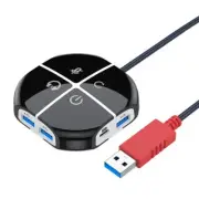 Home Office Internet Cafe Desktop PC Power Button with USB Sound Port 120CM