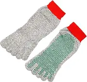 [Generic] Breathable Yoga Hiking Running Climbing Barefoot Socks Grey Is Dirt Resistant And Easy To Clean Polyester
