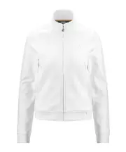 K-Way Cyrielle Interlock Zip-Up Sweatshirt 6/L,7/M,5/XL,8,8/S White