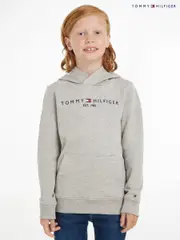 Tommy Hilfiger Grey Essential Hoodie (A09020) | $104 - $127