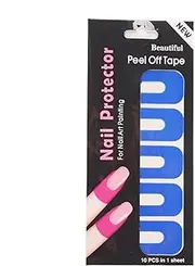 Nybhyjka Nail Protectors for Nail Polish,Soft Elastic U-Shape Nail Polish Guards | Nail Tape for Fingers, Peel Off Nail Stickers, Spill Proof Stickers, Hand Supplies for Girls, Adults