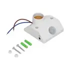 E27 Induction Lamp Holder Low Energy Body Infrared Sensing Bulb Holder 50W AU