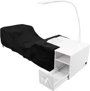Eyelash Extension Neck Pillow, U Shaped Adjustable Brightness USB Powered Eyelash Extension Pillow, Ergonomic Eyelash Grafting Shelf Organizer Stand LED Light Set for Beauty Nail