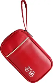 Electronics Travel Organizer Cable Organizer Bag Watreproof Electronics Accessories Storage Bag,Winered