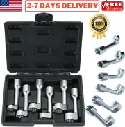 Diesel Injector Fuel Line Sockets Wrench Set 1/2" Drive Dismantling Removal Tool