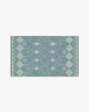 90' x 150' | Machine Washable Runner Rug | Kid & Pet Friendly | Indoor Rug | Lumia Pale Blue Rug | Ruggable