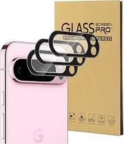 Camera Lens Protector for Goolge Pixel 9 Pro XL, 3 Pack 9H Hardness Anti-Scratch Lens Camera Tempered Glass High Definition [Bubble Free] [Anti-Scratch] Rear Camera Protective Film