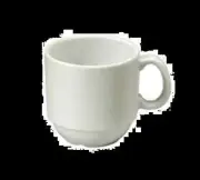 Oneida R4010000530 Impressions Bright White 7 oz Porcelain Cup - 3 Doz