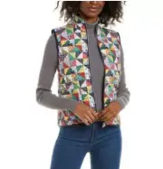 NWT reversible slim quilted puffer vest Brooks Brothers navy insulated zip