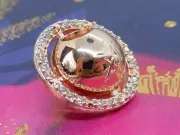Pandora Rose Collection Planet Saturn Sparkling Star Charm 782438C01