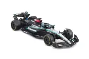 2024 MERCEDES-BENZ AMG PETRONAS W/DRIVER 1/43 DIECAST CAR BBURAGO 18-38209/63