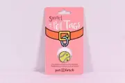 Pet Fetch Smart Pet Tags Lost Pet Retrieval System " # Tennis Ball "