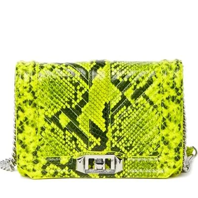 Chevron Quilted Snake Print Crossbody Bag by REBECCA MINKOFF NWTs