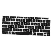Keyboard Cover Compatible with MacBook Air 13 inch 2019 2018 Release Black