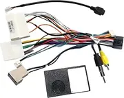 Compatible for Nissan Altima/Teana 2019-2020/Sylphy 2020 Android 2 Din GPS Car Radio Canbus Box Decoder DF-RZ-13 Wiring Harness Power Cable(for 8 Inch Radio)