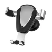 Gravity Car Phone Mount Universal Clip Grip Air Vent Phone Holder For Iphone Xs/X / 8/8 Plus / 7/7 Plus/Samsung Galaxy S8 / Note 8 Silver