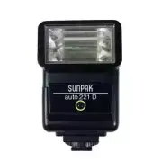 SUNPAK 221D DEDICATED ELECTRONIC FLASH for CANON CAMERAS GENUINE ORIGINAL