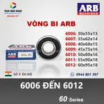 [高品質] ARB 6006 6007 6008 6009 6010 6011 6012 高品質正品軸承(100% 真實