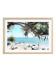[Profile Australia] Australian Made Ocean View Art Print A1 Frame in Natural