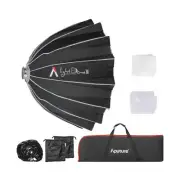 Aputure Light Dome III 3ft 90cm Quick-Folding Circular Softbox, Circular Bowe...