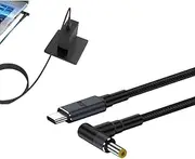 USB Type-C to 5.5x2.1mm DC Power Adapter Cable 140W USB-C PD Fast Charging Cord 1.8M Suitable for Laptop Notebook Charger Power Supply