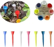 NOCITTA Drinking Cup for Bees,Seven Color Bee Insect Drinking Cup,Bee Cups for Garden, Thirsty Pollinators Need a Drink,Colorful Mini Drinking Cup for Garden Verandahs