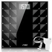 Digital Body Weight Scale Anti-Slip Platform 400 Pound Max Body Tape Measure