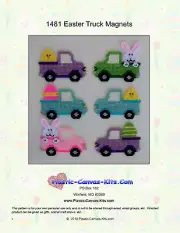 Easter Truck Magnets- Plastic Canvas Pattern or Kit